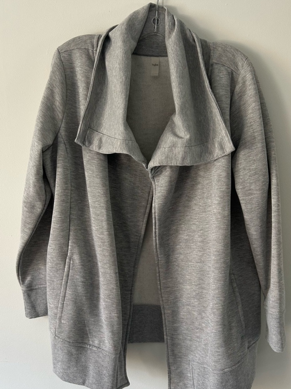 Women's Gray Open-Front Jacket